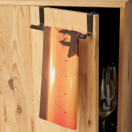 Paño De Cocina Naranja Fisherman quemado