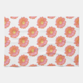 Paño De Cocina Naranja gerbera daisy