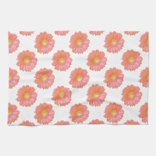 Paño De Cocina Naranja gerbera daisy