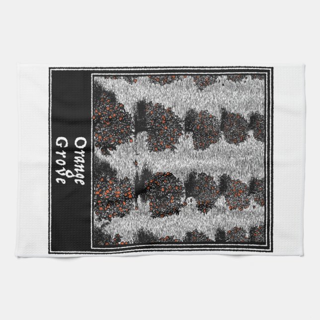 Paño De Cocina Naranja Grove (Horizontal)