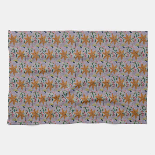 Paño De Cocina Naranja Lily Tea Towel (Horizontal)