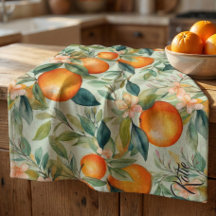 Naranja mandarina acuarela vintage 