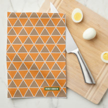 naranja minimalista y estilo marrón