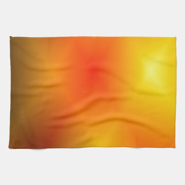 Paño De Cocina Naranja quemado brillante (Horizontal)