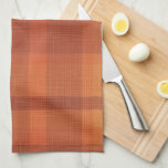 Paño De Cocina Naranja Rústico Otoño Otoño Tartán<br><div class="desc">Naranja Rústico Otoño Otoño Tartán</div>