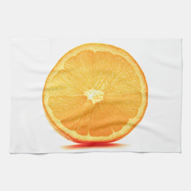 Paño De Cocina Naranja Slice (Horizontal)