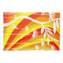 Naranja y botánico blanco