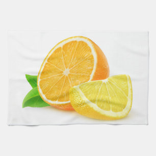 Paño De Cocina Naranja y limón