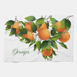 Paño De Cocina Naranjas Citrus Fruit Botánico