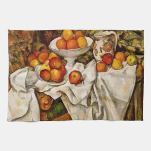 Paño De Cocina Naranjas de Paul Cezanne Apples Impresionismo