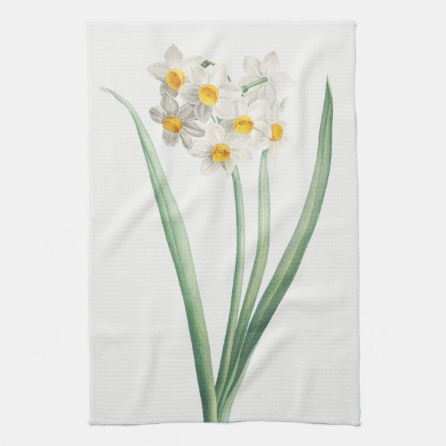 Paño De Cocina Narcissus, Pierre-Joseph Redouté, 1805 (Vertical)