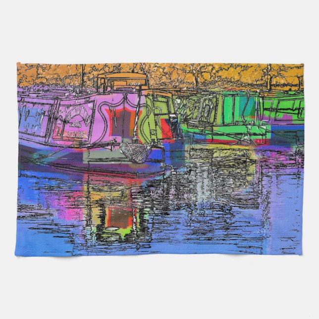 PAÑO DE COCINA NARROWBOATS (Horizontal)