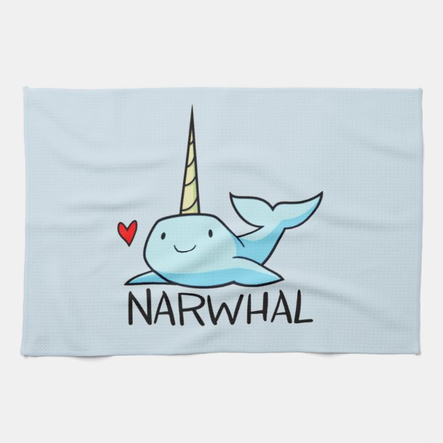 Paño De Cocina Narwhal (Horizontal)