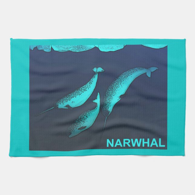 Paño De Cocina Narwhal (Horizontal)