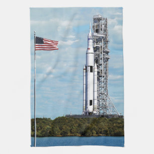 Paño De Cocina NASA SLS Sistema de lanzamiento espacial Cohete pl