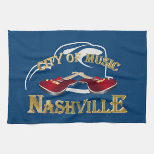Paño De Cocina Nashville. Ciudad de la música