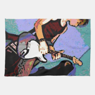 Paño De Cocina Nate y Guitarra