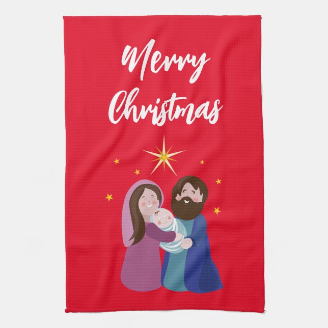 Paño De Cocina Natividad de los navidades (Vertical)