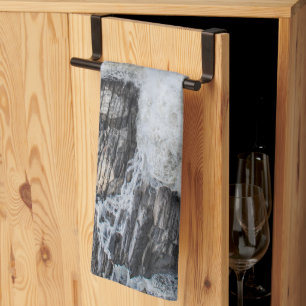 Paño De Cocina Naturaleza canadiense, cascada de Athabasca cae