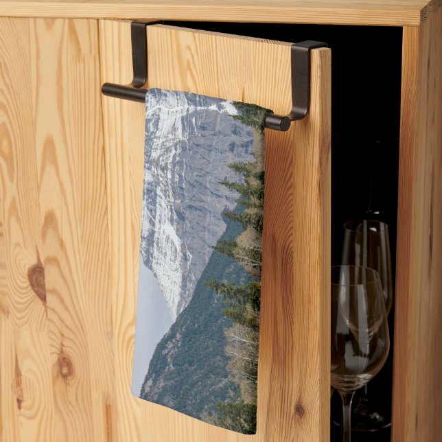 Paño De Cocina Naturaleza canadiense, Monte Robson (Pliegue de tercios)