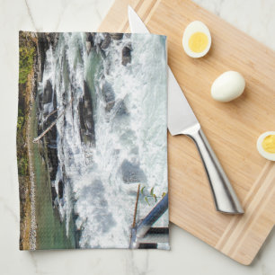 Paño De Cocina Naturaleza canadiense, río Fraser