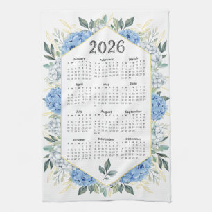 Paño De Cocina Naturaleza de 2026 Vegetación Botánica Azul