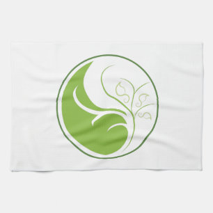 Paño De Cocina Naturaleza Yin Yang