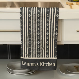 Paño De Cocina Nautical Anchor Fisherman