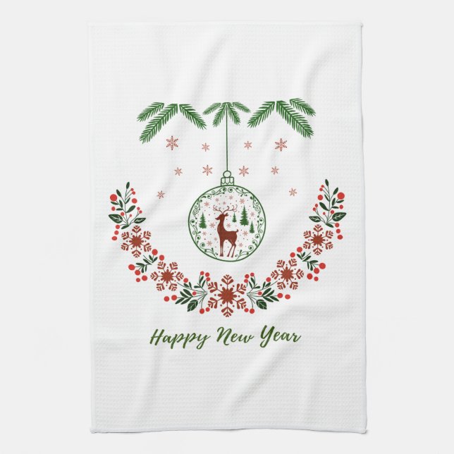 Paño De Cocina Navidad  (Vertical)