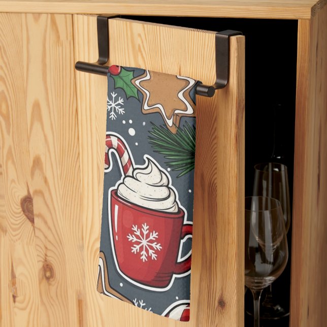 Paño De Cocina Navidad (Pliegue de tercios)