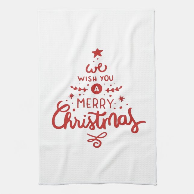 Paño De Cocina Navidad  (Vertical)