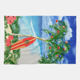 Paño De Cocina Navidad de la playa