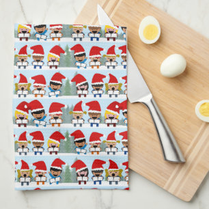 Paño De Cocina Navidad de los que cantan villancicos