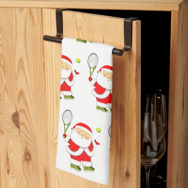 Paño De Cocina Navidad de tenis (Pliegue de tercios)