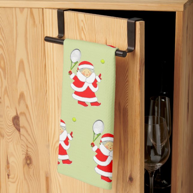 Paño De Cocina Navidad de tenis (Pliegue de tercios)