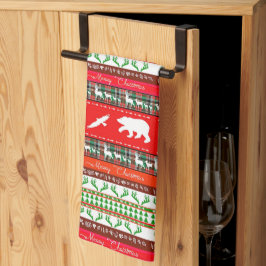 Paño De Cocina Navidad en el bosque
