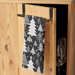 Paño De Cocina Navidad monocromática