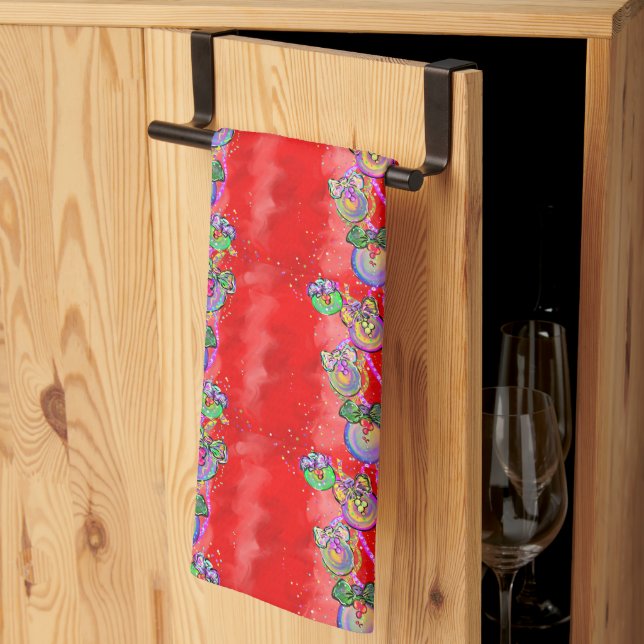 PAÑO DE COCINA NAVIDADES (Pliegue de tercios)