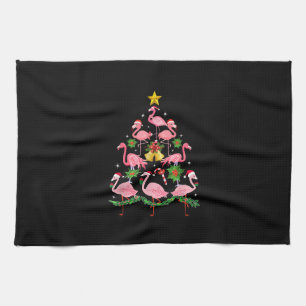 Paño De Cocina Navidades - Árbol de Navidad de flamenco
