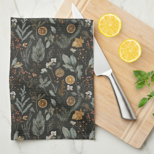 Paño De Cocina Navidades botánicos de invierno de Moody