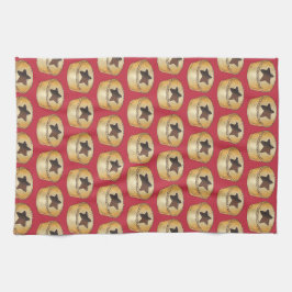 Paño De Cocina NAVIDADES británicos fruit mince pie comida festiv