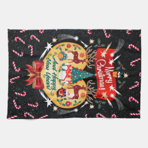 Paño De Cocina Navidades Candies