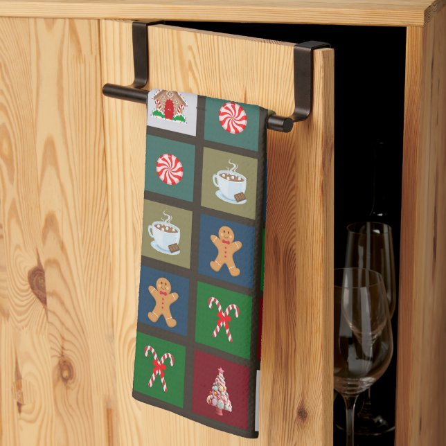 Paño De Cocina Navidades Candy (Pliegue de tercios)