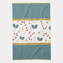 Paño De Cocina Navidades Candy Canes