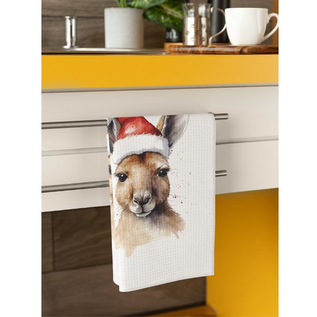 Paño De Cocina Navidades canguro, personalizable (Subido por el creador)