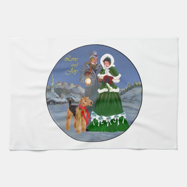 Paño De Cocina Navidades Carols (Horizontal)