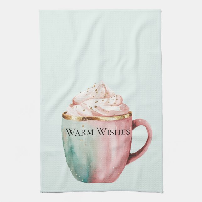 Paño De Cocina Navidades Cocoa Gold Mint Pink Warm Wiers (Vertical)