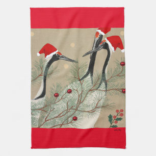 Paño De Cocina Navidades Cranes