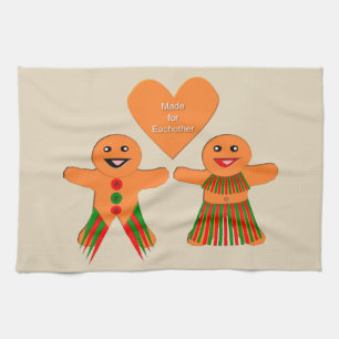 Paño De Cocina Navidades Cuidados Gingerbread Pareja