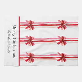 Paño De Cocina Navidades de arcos rojos rosados